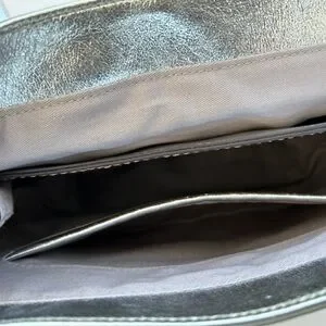 ?NWT Sam Edelman Metallic Silver Doreen Backpack Sam Edelman | Bags | Sam Edelman Doreen Ring Backpack | Poshmark main image 4